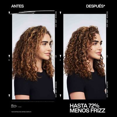 Antes y despues tratamiento cabello maltratado Redken